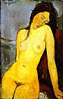 Amedeo Modigliani the Seated Nude painting